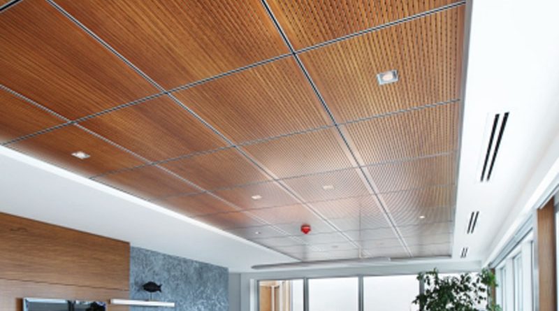 Decorative Wall Thin Wood Panel Acoustical Materials Ceiling Tiles
